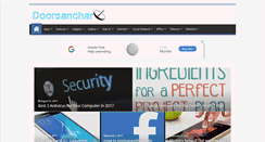 Desktop Screenshot of doorsanchar.com